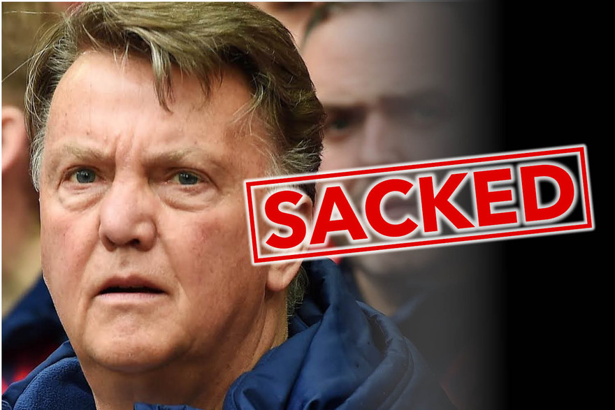 Van Gaal chính thức bị M.U sa thải.