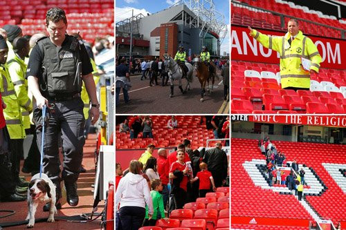 "Vali lạ" ở Old Trafford chỉ là một thiết bị bom giả mà một công ty tư nhân bỏ quên trong lúc diễn tập chống khủng bố.
