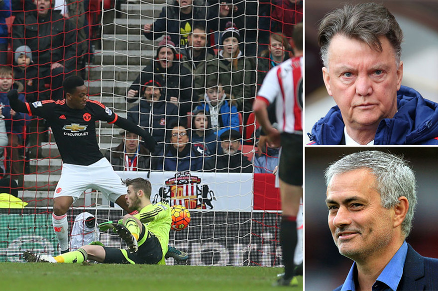 Ngày Mourinho thay Van Gaal không còn xa.