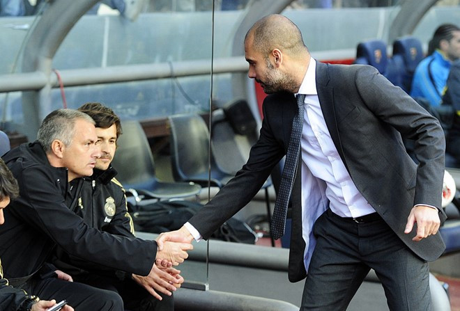 Những cuộc đối đầu giữa Mourinho và Guardiola luôn rất căng thẳng.