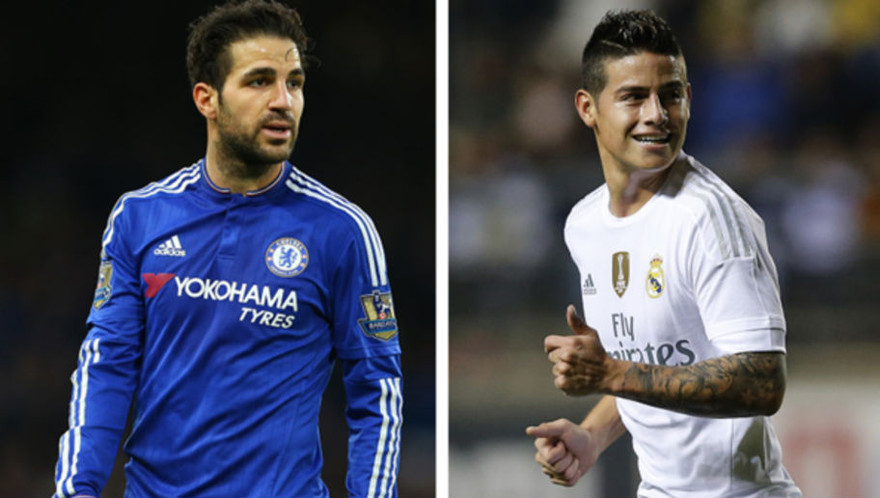 Fabregas và James Rodriguez sẽ đổi chỗ cho nhau?