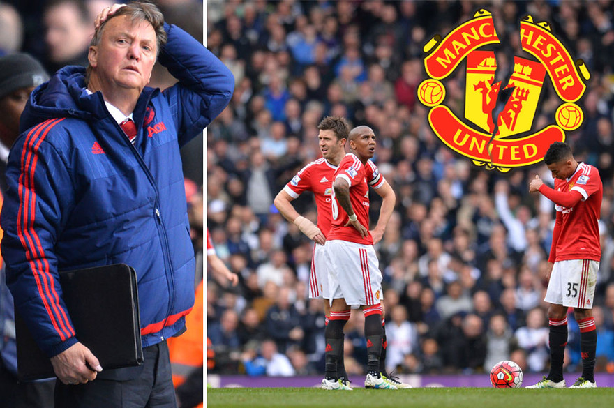 Van Gaal và các học trò chỉ trích lẫn nhau.