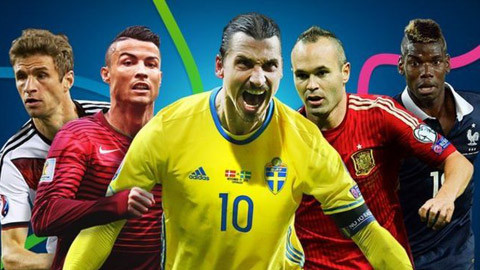 24 đội dự Euro 2016 đều đã chốt danh sách.