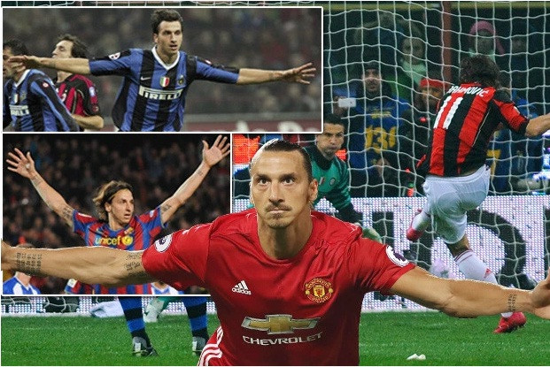Ibrahimovic rất có duyên ghi bàn ở các trận derby.