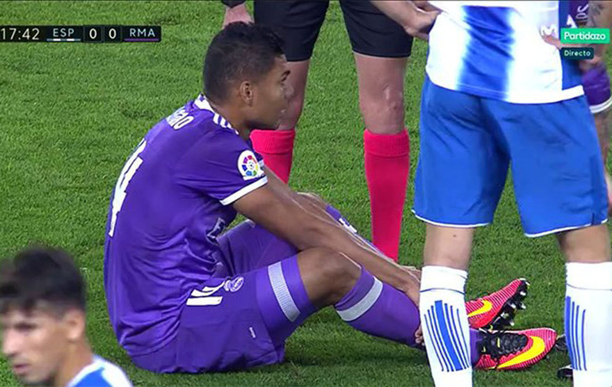 Casemiro dính chấn thương khá nặng.