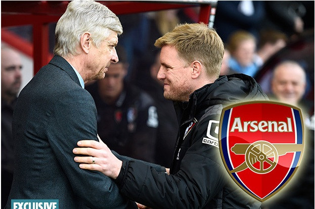 Eddie Howe sẽ thay thế HLV Wenger dẫn dắt Arsenal vào hè 2017?