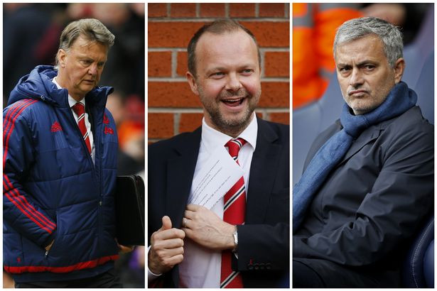 Ed Woodward sẽ "trảm" Van Gaal và bổ nhiệm Mourinho để xoa dịu dư luận.