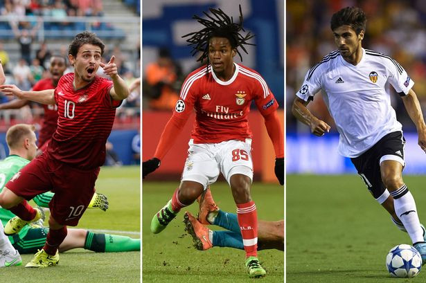 Bernardo Silva, Andre Gomes và Renato Sanches đang nằm trong tầm ngắm của M.U.