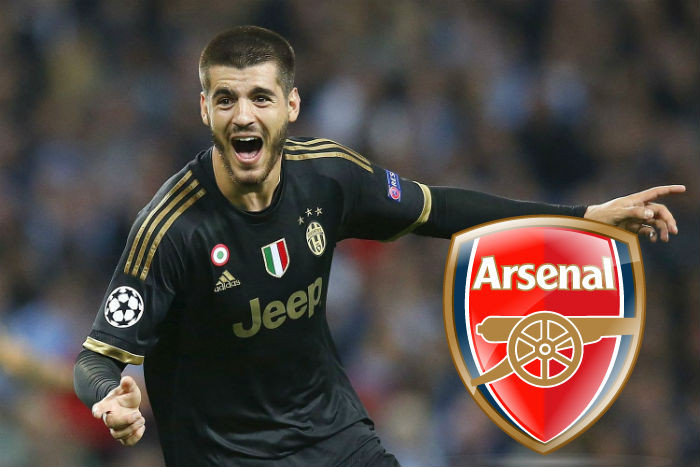 Arsenal sẵn sàng trả 28 triệu bảng cho Alvaro Morata.
