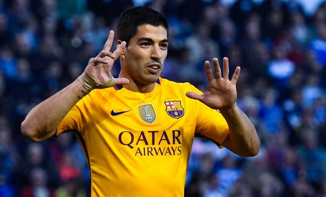 Suarez chính thức qua mặt Ronaldo ở cuộc đua “Vua phá lưới”. 