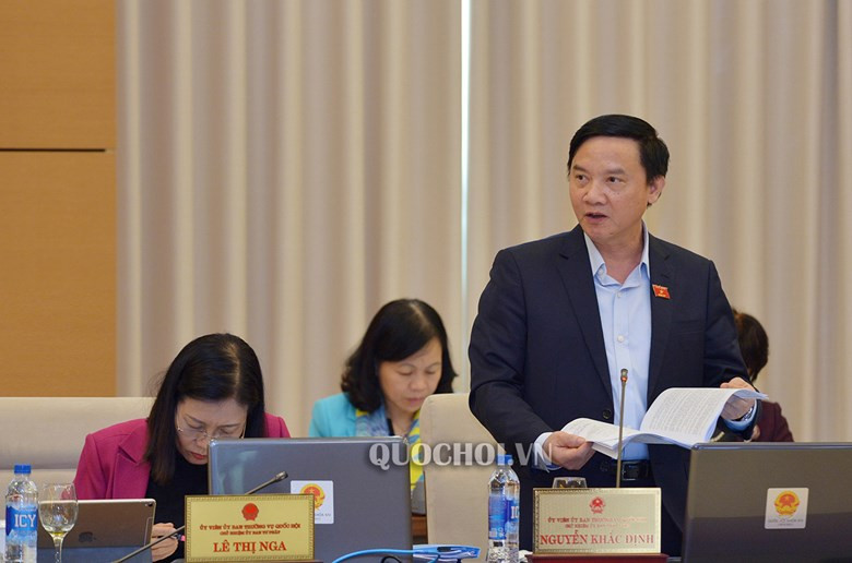 Chủ nhiệm Uỷ ban Pháp luật Nguyễn Khắc Định