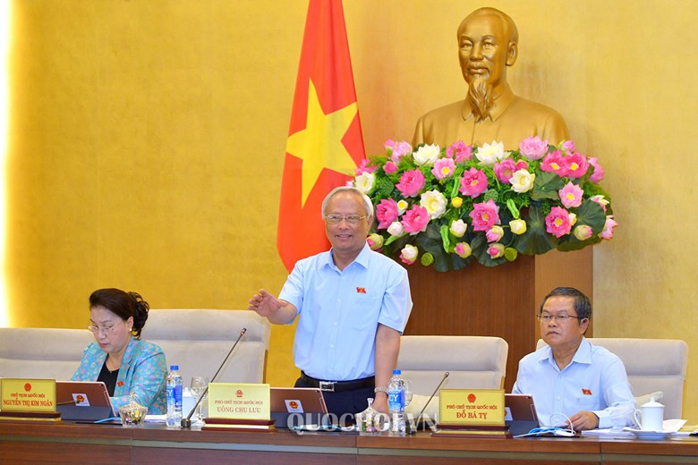 Phó chủ tịch Quốc hội Uông Chu Lưu. Ảnh QH