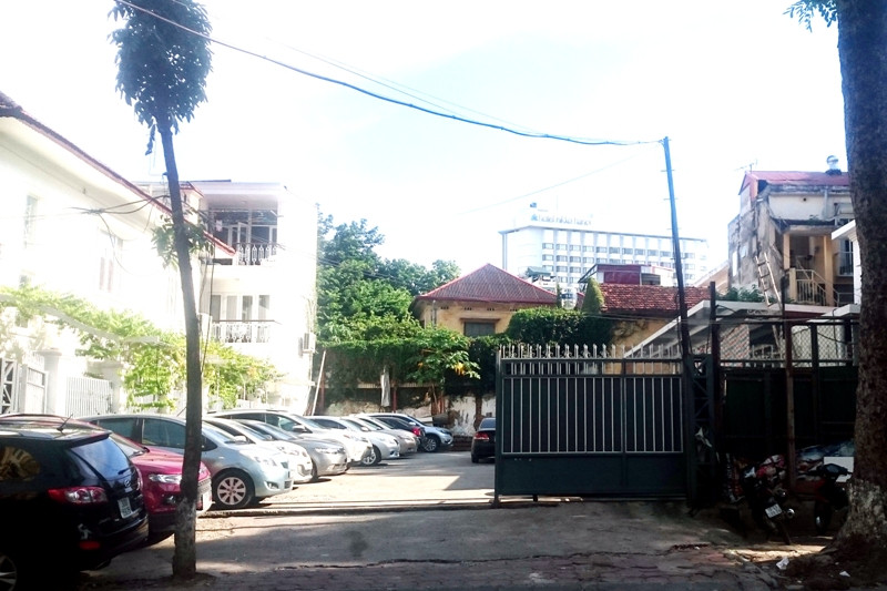 Mảnh đất 69 Nguyễn Du, quận Hai Bà Trưng, Hà Nội. Ảnh Thanh Hà 