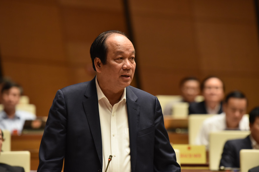 Bộ trưởng Chủ nhiệm Văn phòng Chính phủ Mai Tiến Dũng. Ảnh Như Ý