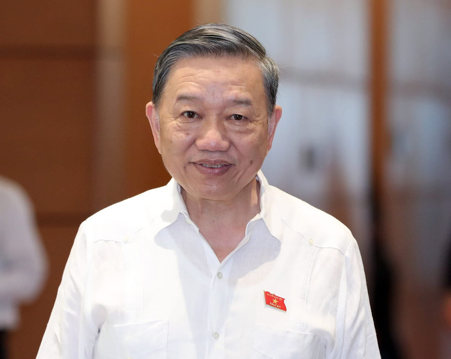 Bộ trưởng Bộ Công an Tô Lâm. Ảnh Như Ý