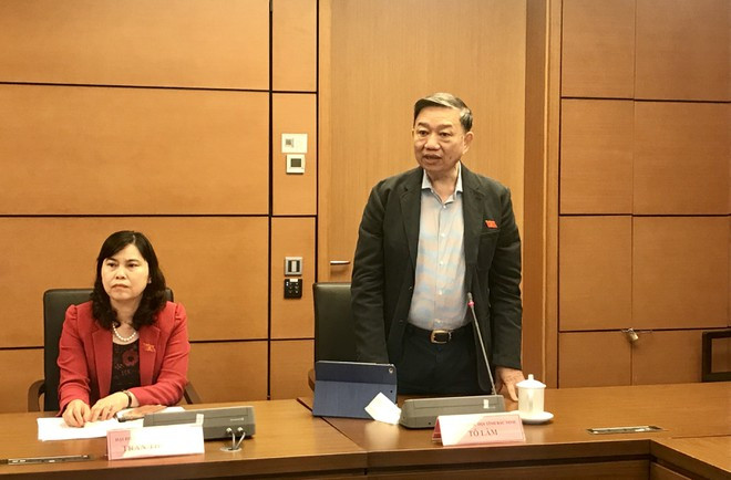Đại tướng Tô Lâm, Bộ trưởng Bộ Công an phát biểu tại phiên thảo luận chiều 2/11