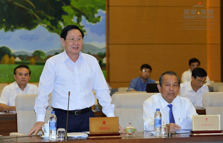 Bộ trưởng Bộ Nội vụ Lê Vĩnh Tân