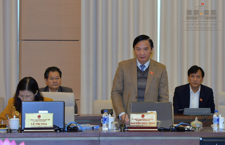 Chủ nhiệm Uỷ ban Pháp luật Nguyễn Khắc Định