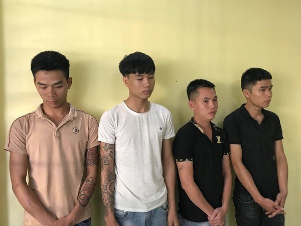 Các đối tượng khi bị bắt