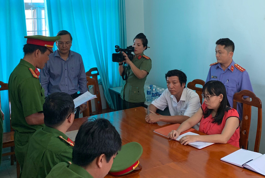 Cơ quan điều tra thực hiện lệnh bắt ông Phạm Thanh Thái