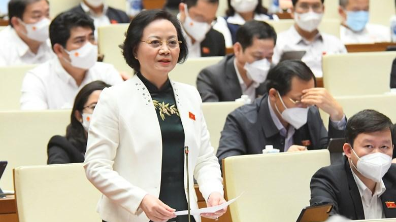 Bộ trưởng Nội vụ Phạm Thị Thanh Trà. Ảnh QH