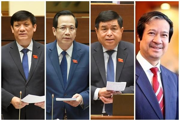 Chi tiết chương trình chất vấn và trả lời chất vấn của 4 tư lệnh ngành