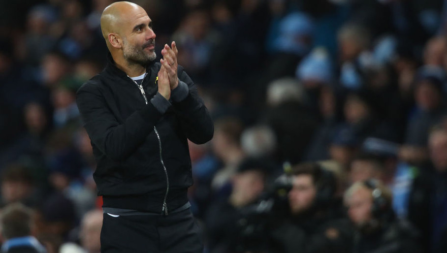 HLV Pep Guardiola của Man City.