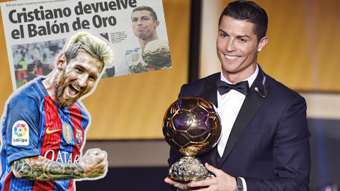 BẢN TIN Thể thao: Ronaldo trả bóng vàng cho Messi?