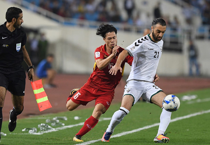 ĐT Việt Nam hòa không bàn thắng với các vị khách Afghanistan. Ảnh: Zing