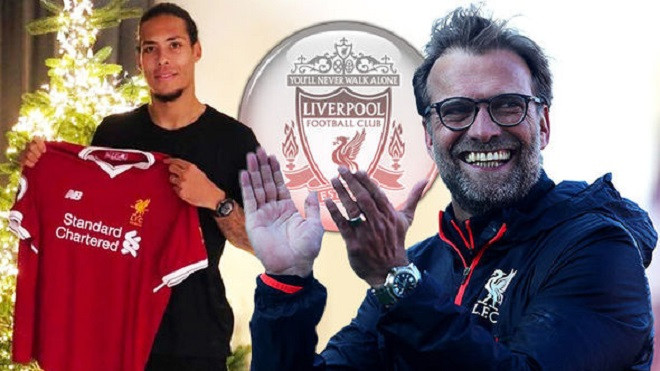 Virgil van Dijk gia nhập Liverpool với giá 75 triệu bảng.