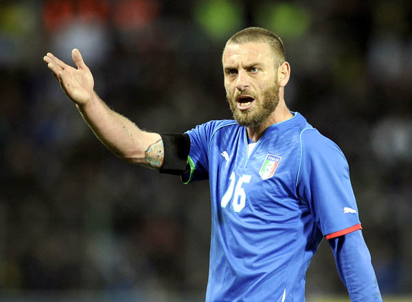 Daniele De Rossi chia tay ĐTQG Italia.