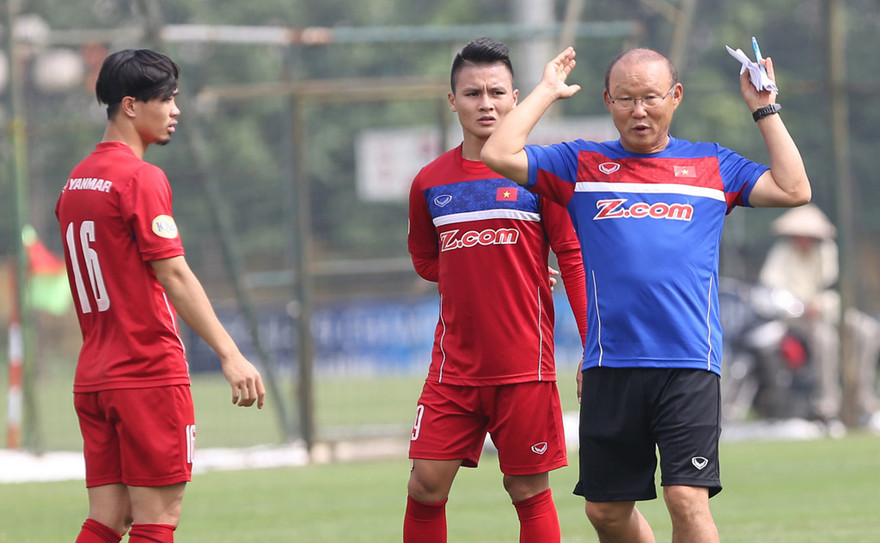 HLV Park Hang-seo đánh giá cao Quang Hải.