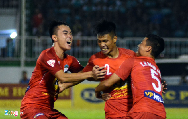 Niềm vui của các cầu thru HAGL.