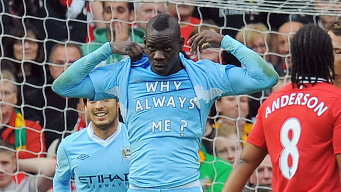 Mario Balotelli vẫn luôn khiến người Man City phải nhớ đến.