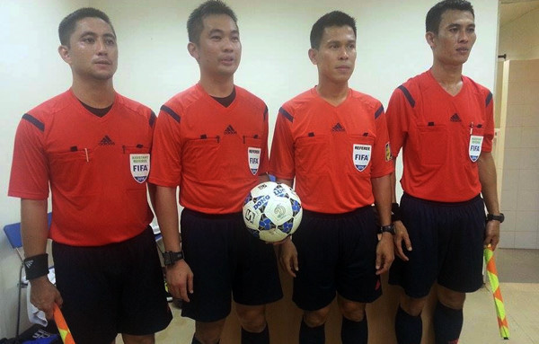 Tổ trọng tài người Thái Lan sẽ bắt trận Việt Nam – Campuchia.