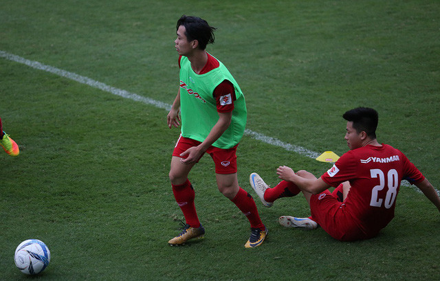 Công Phượng đã có buổi tập đầu tiên cùng U23 Việt Nam - Ảnh: Dân Trí