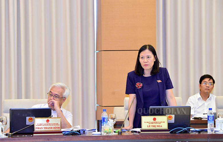 Chủ nhiệm Uỷ ban Tư pháp Lê Thị Nga