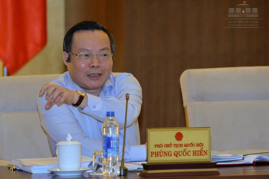 Phó Chủ tịch Quốc hội Phùng Quốc Hiển