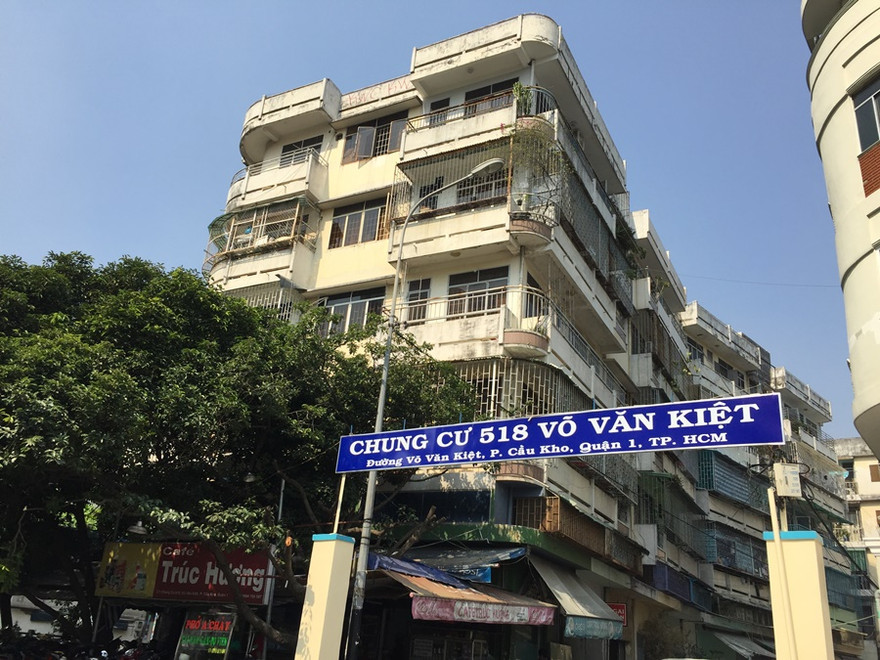 Sẽ tháo dỡ, xây mới chung cư nghiêng nguy hiểm ở Sài Gòn