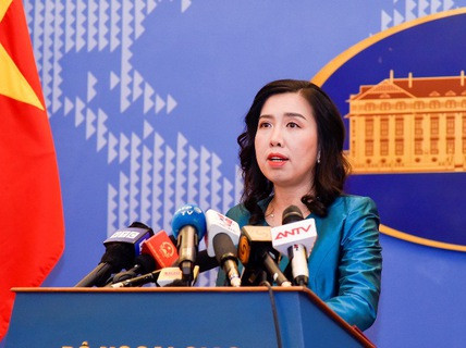Người Phát ngôn Bộ Ngoại giao Lê Thị Thu Hằng.