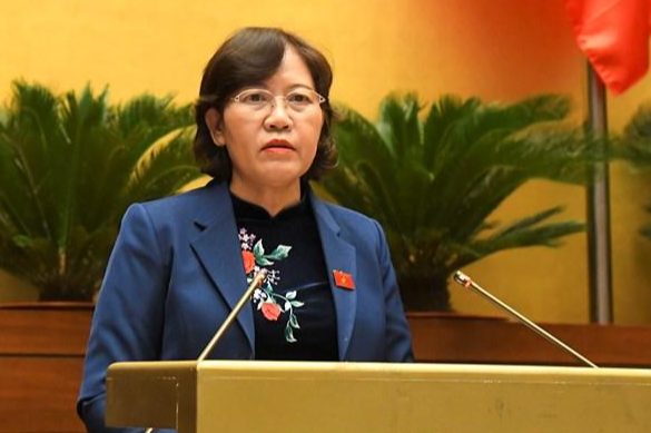 Chủ nhiệm Uỷ ban Tư pháp Lê Thị Nga 