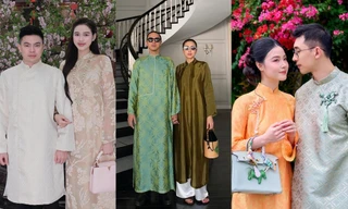 "Cuộc đua mặc đẹp" mùng 1 Tết của sao Việt: Tăng Thanh Hà giữ vững phong độ