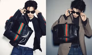 Tống Uy Long và Trương Lăng Hách "đụng hàng": Túi giống, tạo dáng cũng y chang