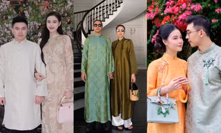 "Cuộc đua mặc đẹp" mùng 1 Tết của sao Việt: Tăng Thanh Hà giữ vững phong độ