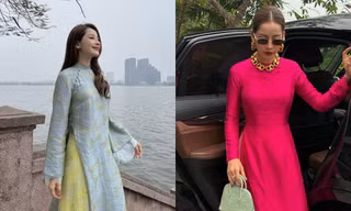 Chi Pu giữ đúng lời hứa “mỗi mùng một bộ”, xứng danh "nữ thần áo dài" mùa Tết