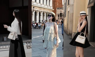 Đôi giày được Hoa hậu Đỗ Thị Hà cưng nhất, dịp đặc biệt nào cũng thấy diện