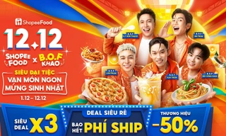 Thực đơn 12.12 Siêu Đại Tiệc, Vạn Món Ngon Mừng Sinh Nhật của ShopeeFood 