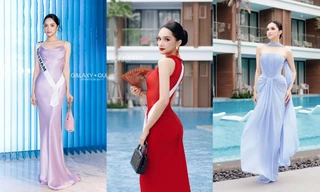 Trang phục của Hương Giang tại Miss Universe 2025: Không váy ngắn, không xẻ cao?
