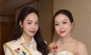 Hoa hậu Thanh Thủy ghi điểm nhờ hành động này dành cho Kiều Duy trong hậu trường