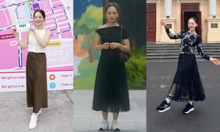 Gió Ngang Khoảng Trời Xanh: Lan Phương diễn xuất ổn nhưng trang phục lại bị chê